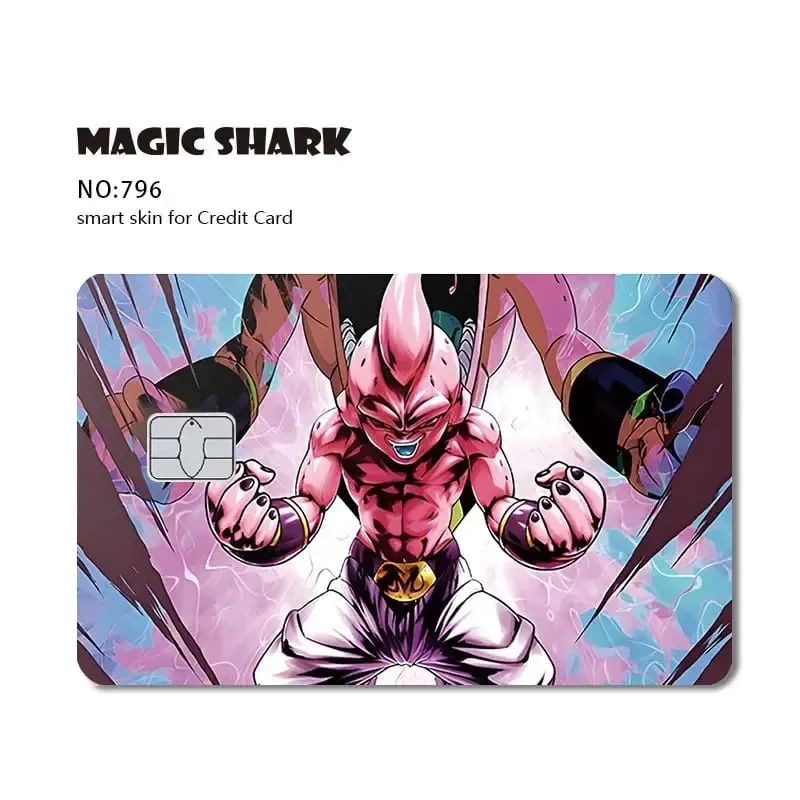 2026 Bagong Goku Frieza Anime Waterproof Skin Cover Skin Sticker para sa Credit Bank Debit Card na Walang Kupas