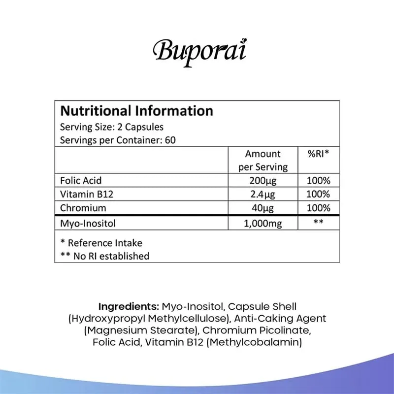 Myo-Inositol Supplement - Nagtataguyod ng Balanse ng Hormonal at Ang Kalusugan ng Ovarian ay Kinokontrol ang Mga Siklo ng Panregla at Nagpapabuti ng Mood