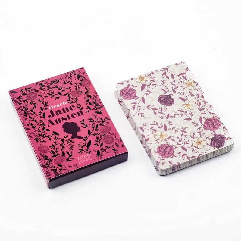 Jane Austen Oracle Deck 40-Card Literary Divination Set Regency-Style Illustration Tarot Cards 10.3*7.3cm
