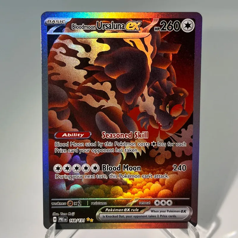 Prismatic Evolutions PKM Cards PTCG5-A GX Rainbow Umbreon Sylveon Leafeon ex Rare Collection Battle Toys Gifts for Hobbies