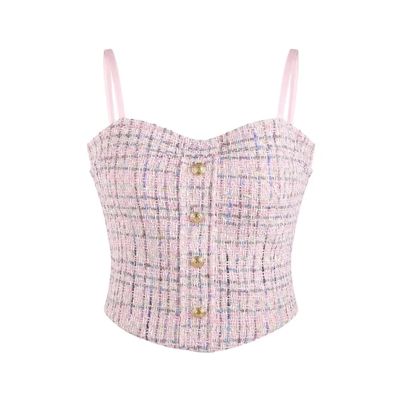 Casual Elegant Summer Tank Tops Slim Underwear Cami Top Shirt Sleeveless Chest Halter Vest Corset for Women
