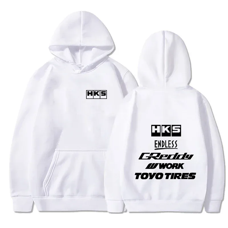 2025 Herrmode Cool Hoodie Japan JDM Modifierad Bil HKS ENDLESS Hoody Herr Dam Vintage Casual Sweatshirt Långärmade tröjor