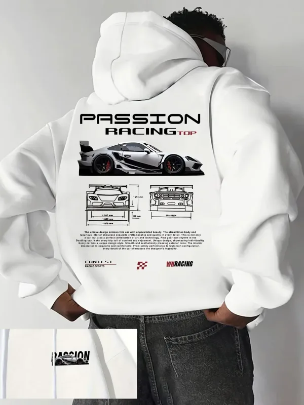 Sweat à capuche décontracté pour hommes, imprimé alphabet, coupe ample, streetwear bahreïn, 22ss, vêtements pour hommes, une pièce, haikyuu