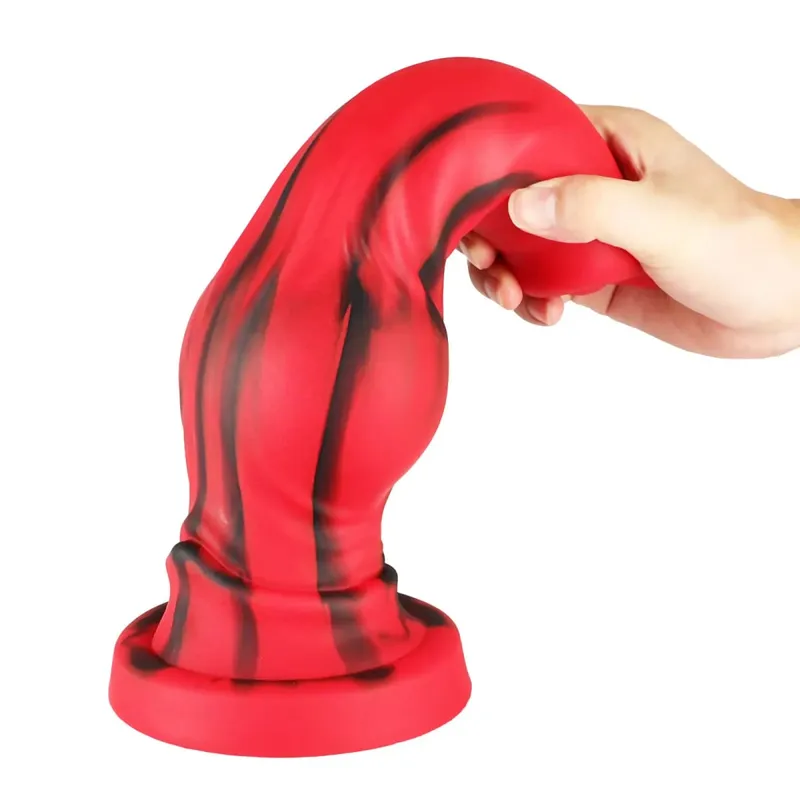 Huge Silicone Fantasy Animal Dildo Anal Plug Prostate Sex For Men Women Big Knot Dog Dildo Suction Cup Butt Plug Cock Sex Toys18