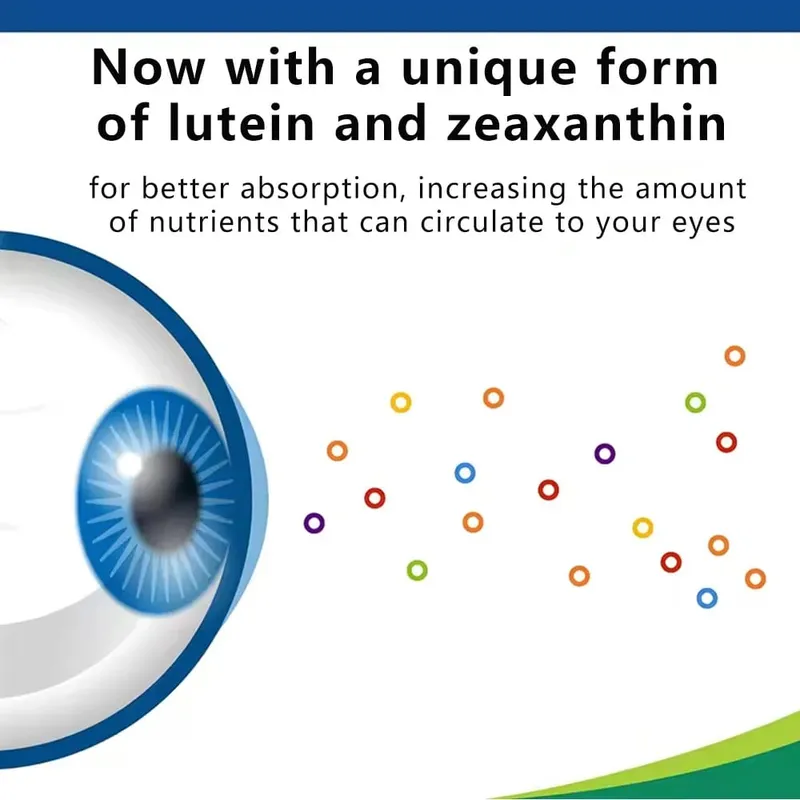 Lutein - Essential Eye Vitamin and Vision Health Supplement Promotes Eye Health Antioxidant Vegetarian 120 Capsules — image 2