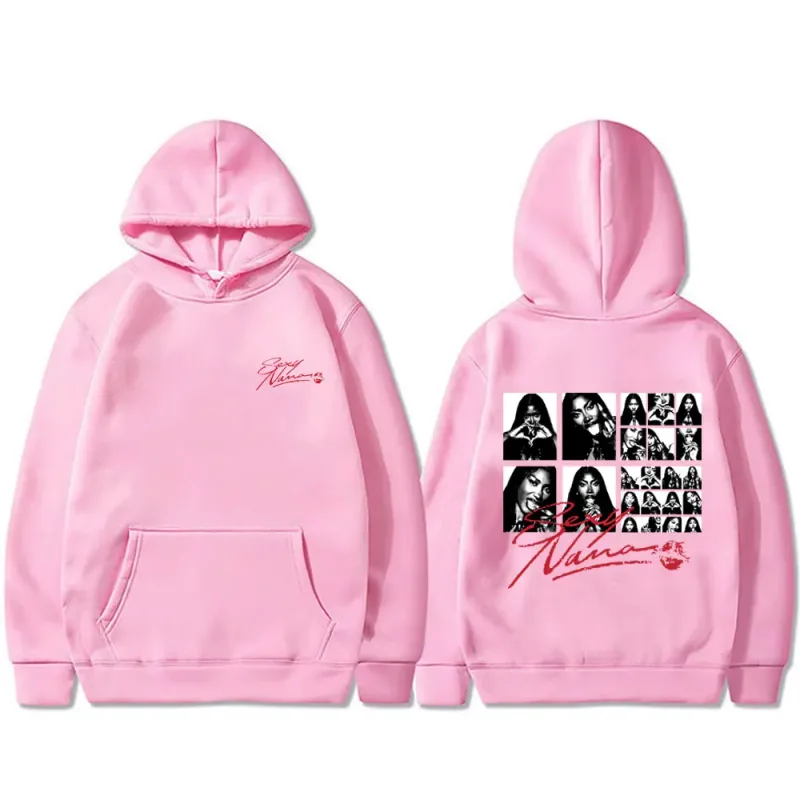 Rapper Aya Nakamura Sexy Nana Hoodie RnBoi My Eyes Only Flashback Sweatshirt Men Women Hip Hop Retro Oversized Pullover Hoodies