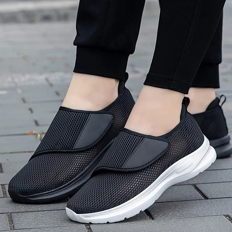 Popular Casual Men's Orthopedics Wide Feet Swollen Shoes Thumb Eversion Adjusting Soft Comfortable Diabetic Shoes Walking Shoes — image 6