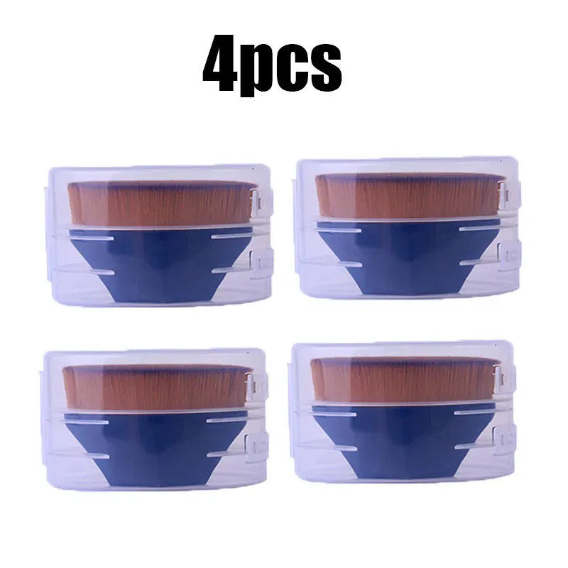 1/2/3/4pcs Makeup Brush Beauty Powder Face Blush Brushes Portable Professional Foundation Brush Cosmetics Soft Base Make Up