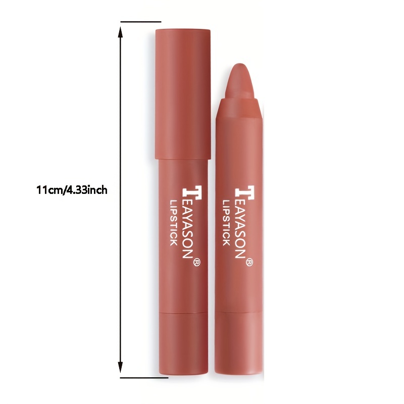 Set Lipstik Misty Matte 12 Warna: Lip Liner & Primer Beludru Seksi Tahan Noda Tahan Lama untuk Riasan Wanita