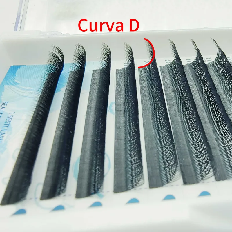 Tbestt extensão de cílios em forma de 5D-W, fãs de volume pré-fabricados, estilo W, cílios postiços de vison macios e fáceis de ventilar