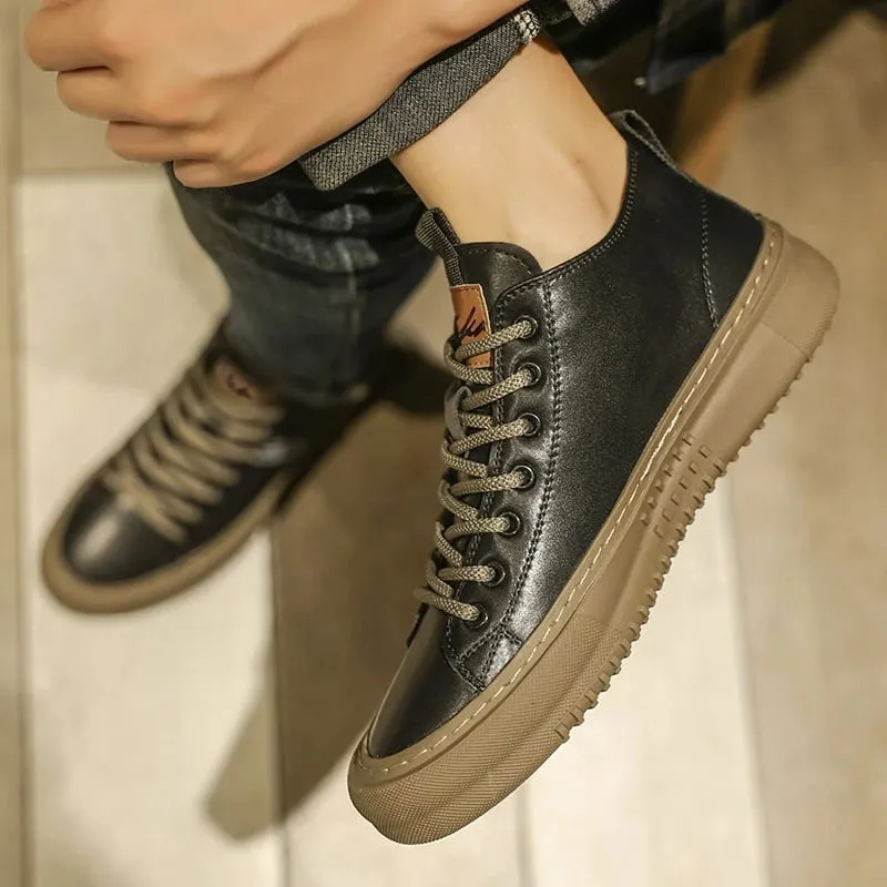 Men's Casual Sports Shoes Fashionable Retro Classic Handmade Design Breathable and Warm Suitable for All Seasons Ideal for Daily Wear Outdoor Activities Mountaineering Hiking Durable and Wear-Resistant Not Easily Dirty Hiking Shoes Fun Run