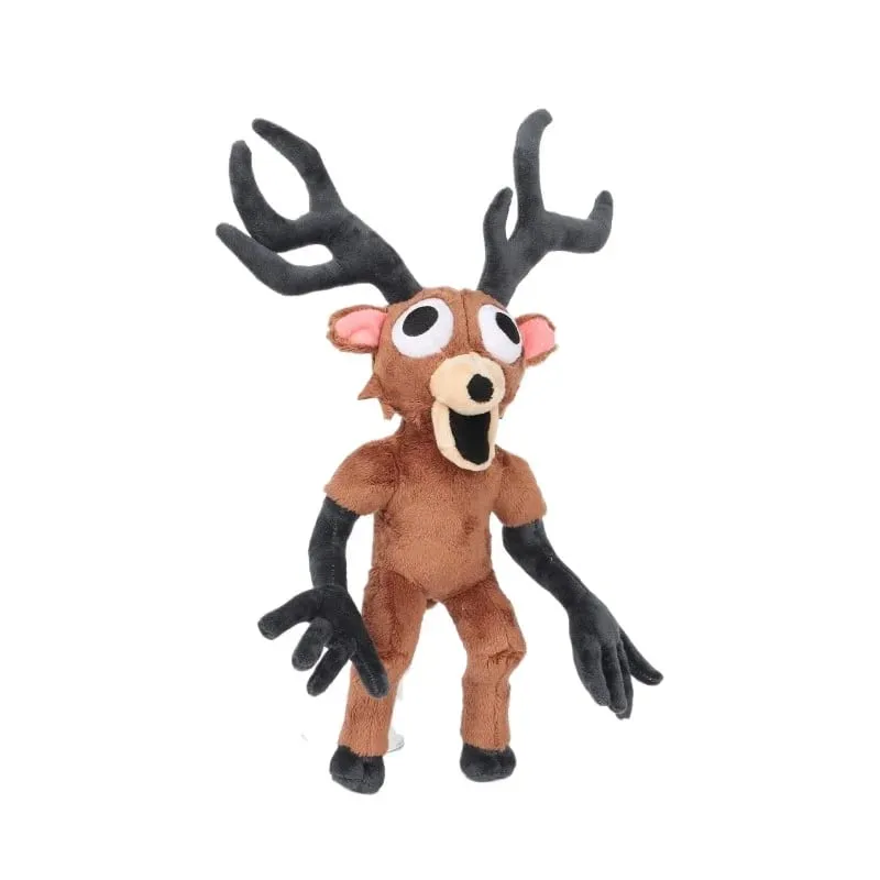New 38cm 99 Nights Cartoon In The Forest Deer Plush Toys Cotton Stuffed Doll Anime Animal for Kids Birthday Gift Halloween Gifts