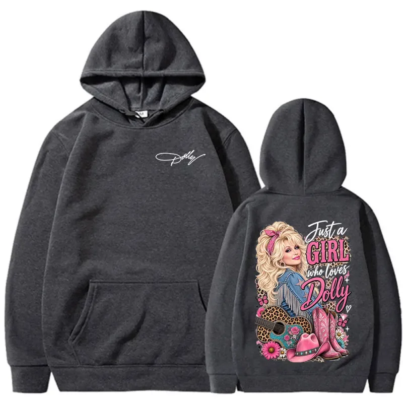 Dolly Parton Country Music Hoodies Men Women Clothing Fashion Harajuku Pullovers Casual Long Sleeve Oversized Hooded Sweatshirts