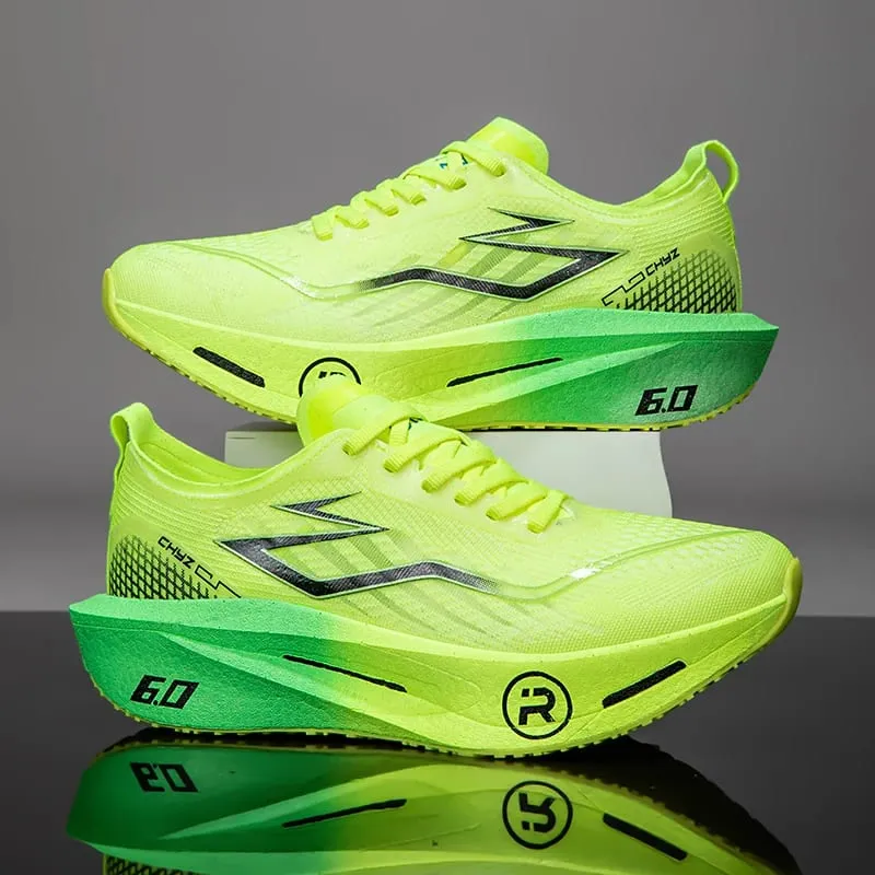 Marathon Running Shoes Men Carbon Board Speciality Sports Breathable Lightweight Women's Comfortable Athletic Nonskid Sneakers