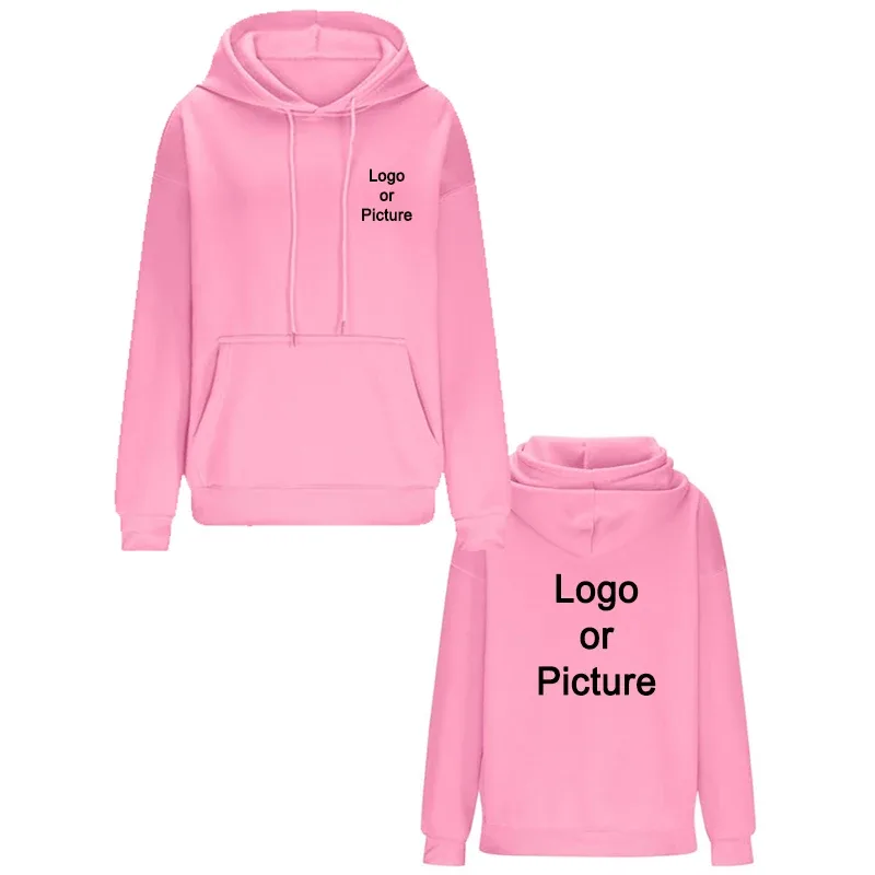 Sudaderas con capucha de gran tamaño para mujer, estampado personalizado, manga larga, holgada, con hombros caídos, jerséis, diseño artesanal