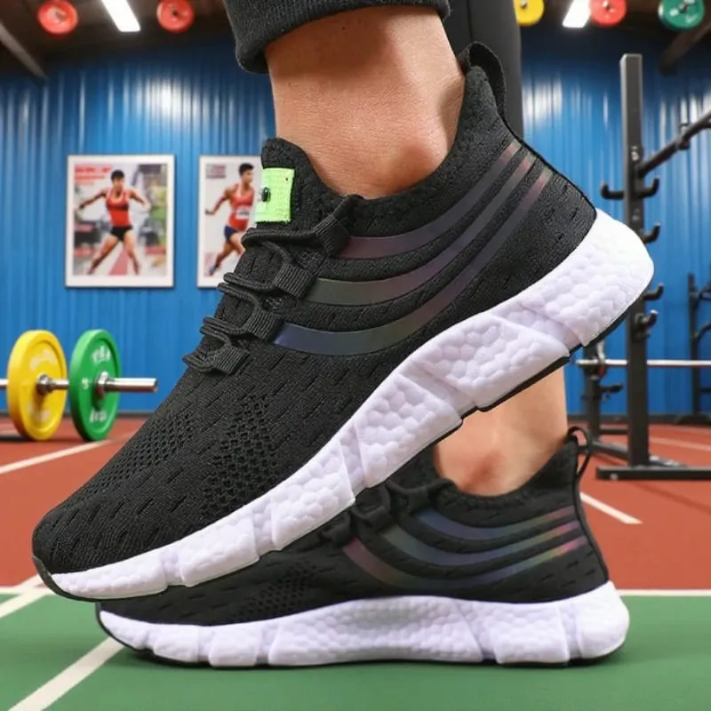 Heren Mesh Sneakers Lichtgewicht Comfortabele Zachte Ademende Loopschoenen Atletische Jogging Tenis Multi Gekleurde Wandelschoenen Heren