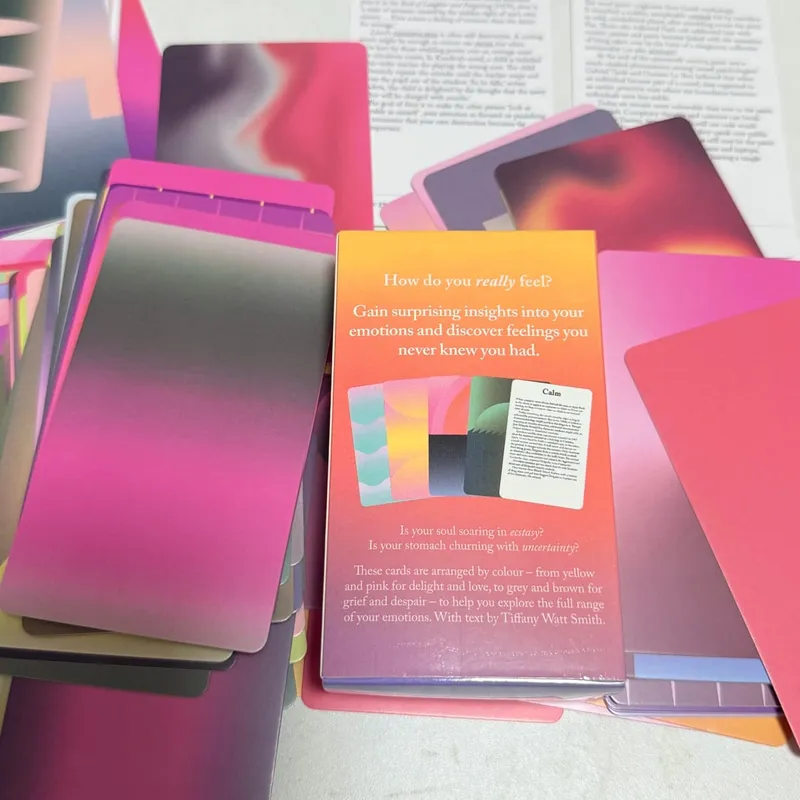 The Box of Emotions Deck Engish Version 80 Cards To Make Sense of Your Feelings