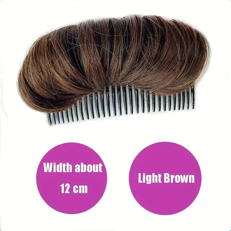 Synthetic Hair Invisible Bangs Pad High Straight Hair Up Comb False Hair Accessories Natural Hair Extension For Women Wig