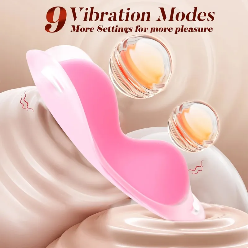 Wireless Control Wearable Panty 9 Vibrator Ultra Soft Pure Silicone Adults Sex Toy for Women Clit Clitoral Stimulator Sex Toys