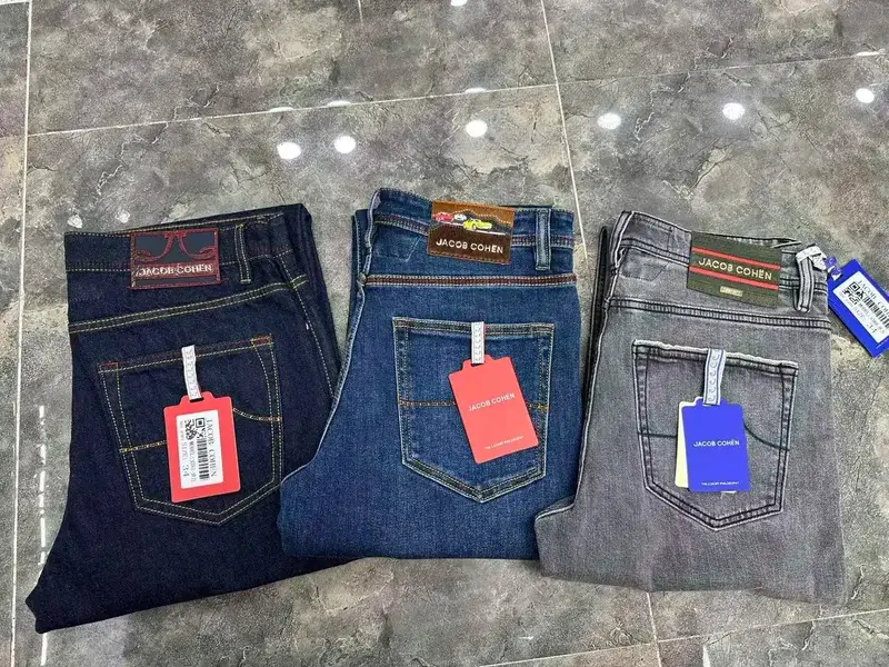 Jeans Thick Cotton Men 2026 Autumn Winter new elasticity comfortable business quality straight Big size 29-40 long Pants