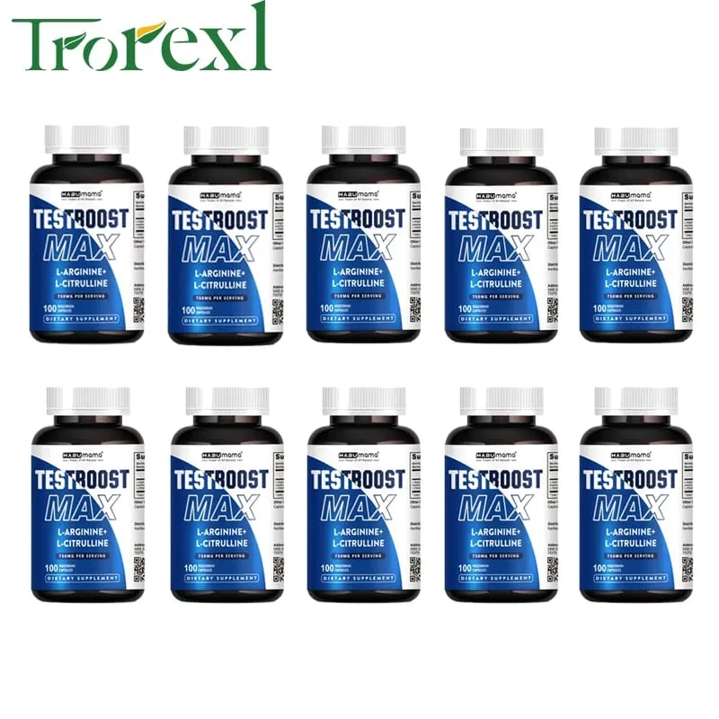 Arginine Pills Male Enhancing Supplement Muscle Builder Libido Enhancing Stamina 100% Pure Non-GMo