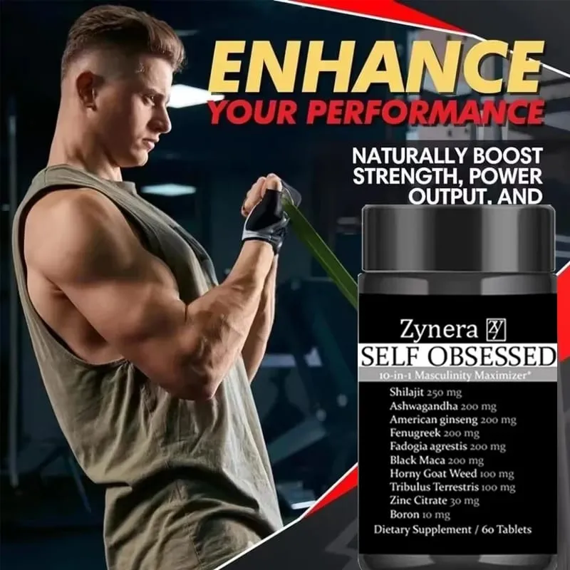 Ashwagandha Shilajit Maca Tablet Pen-adalah Suplemen Kapsul E-rection Kekebalan Anti-oksidasi untuk Pria