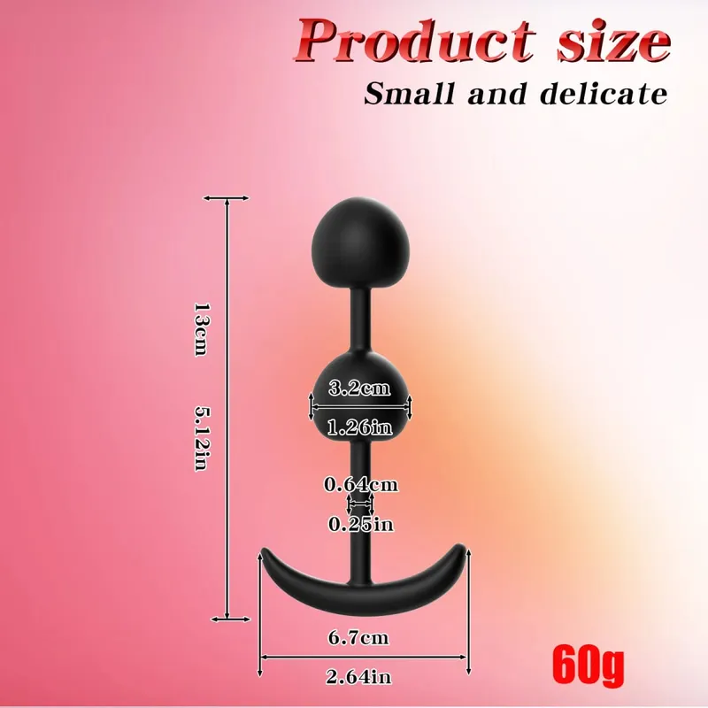 Hot Selling Wearable Anal Plugs With Steel Balls Analplug Buttplug Butplug Fake Dildo For Women Men Anal Beads Adult 18 +Sextoys