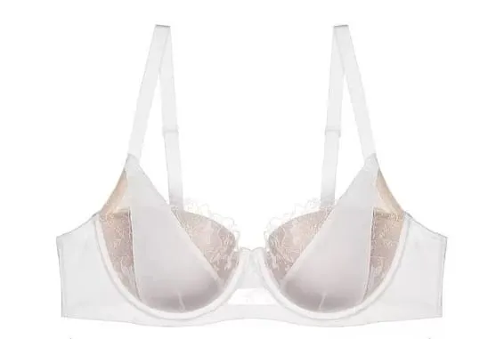 French Style Delicate Lace Lingerie Set Push Up Bra Minimise Bust Supportive Sexy for Large Breasts Full Cup 2 Piece Set