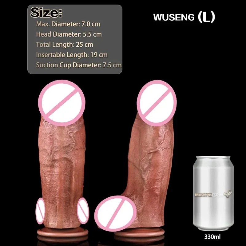 Realistic Dildo Lifelike Skin Texture Firm Core Design Ultimate Satisfaction Adult Toy