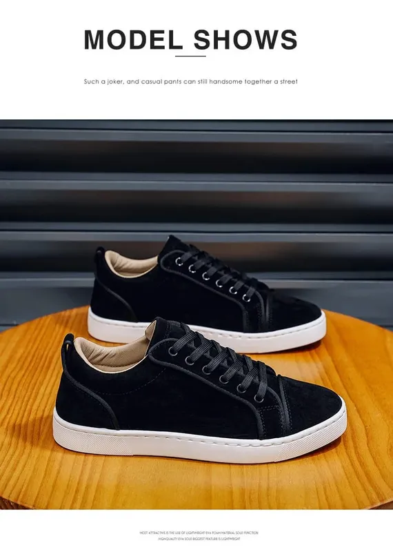 2026 New Trendy Round Toe Men Casual Flats Comfortable Non Slip Hard Wearing Sport Shoes Cross Tied Concise Lightweigh Sneakers