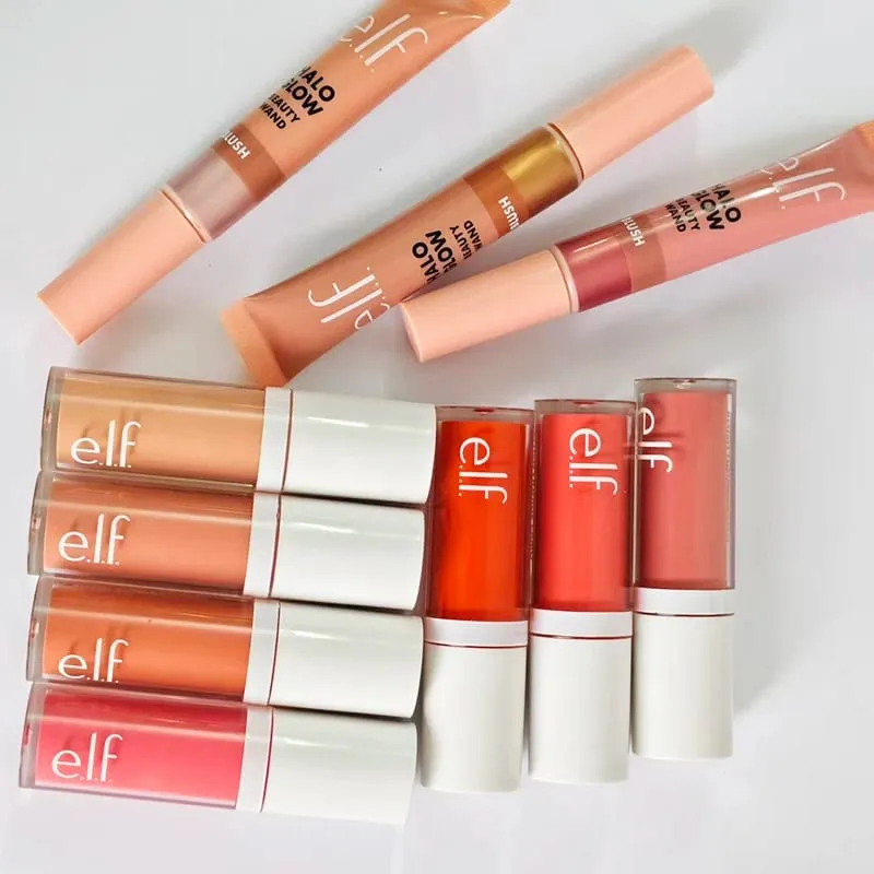 Elf Water Sensitive and Lightweight Texture Liquid Blush Moisturizing Pre Makeup Glimmer Cream Blusher Putty Blush Products