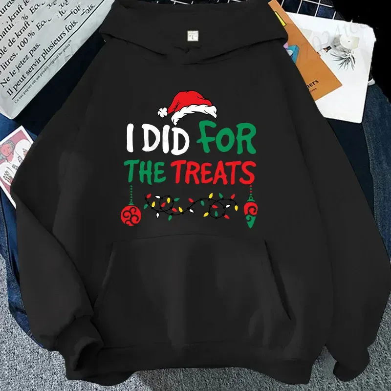Christmas Couple Matching Hoodies Set I Don't Do Matching Christmas Outfits Santa Hat Print Hoodies Funny Family Xmas Party Gift