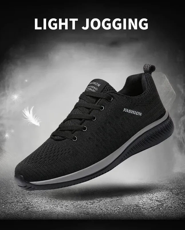 2026 Men Running Walking Knit Shoe Casual Sneakers Breathable Sports Running Athletic Gym Lightweight Outdoor Women Shoes Size