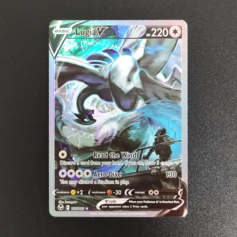 Pokemon Card PTCG Foil Proxy English Gengari Rayquaza Vmax Giratian Lugia V Mew Latias Latios EX Collectibles Trading Card Game
