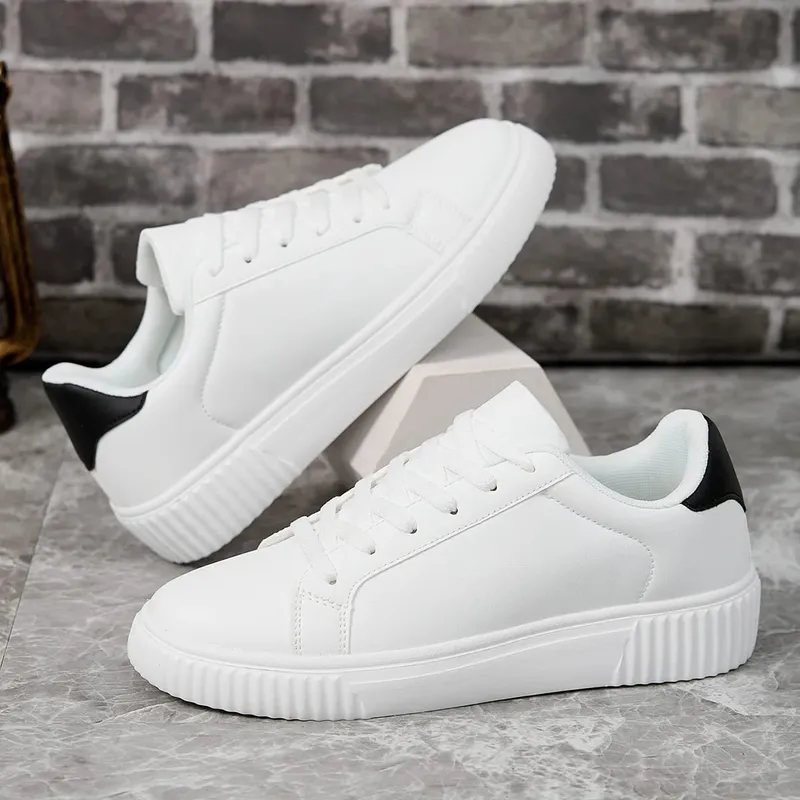 2024 New Men's Sneakers White Casual Shoes Fashion Couple Women Platform Flats All Matching Walking Sneakers for Men Board Shoes