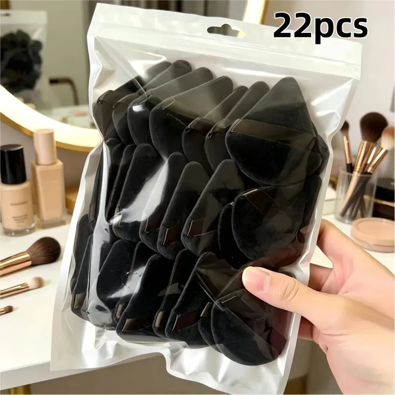22Pcs Makeup Sponge Set Edge & Corner Detail Blenders Ultra Soft for Liquid Cream & Powder Flawless Foundation Nose Eye