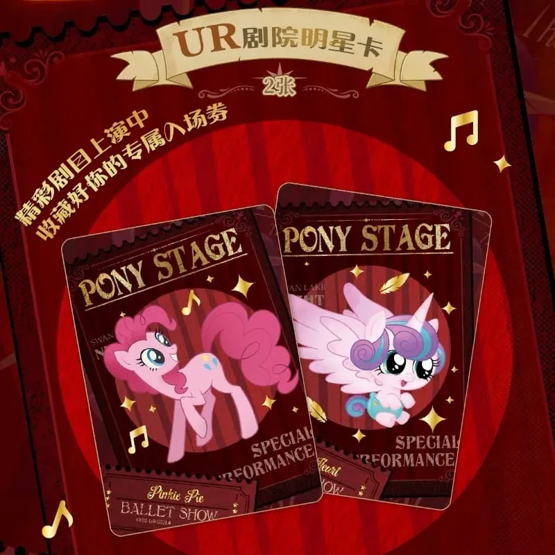 Genuine My Little Pony Card Friendship Forever Cards Star Pack Gorgeous Gilded Princess Cards Collectible Card Toys Gifts