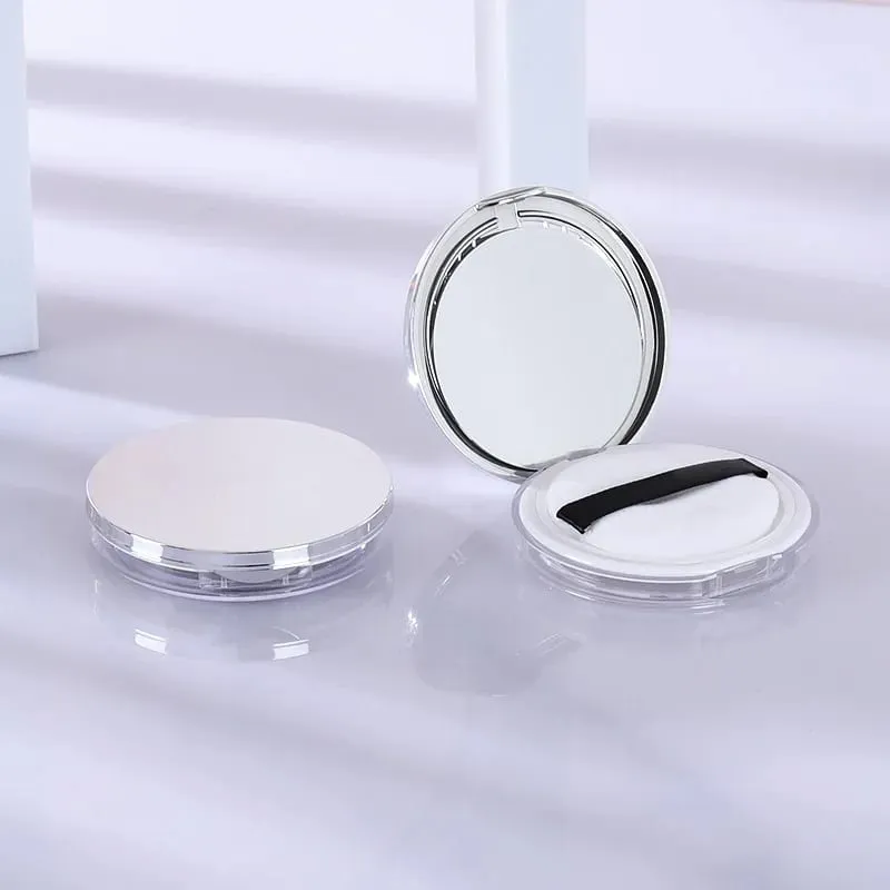 10 Pieces Combo Sale Price For Super Ultra-thin 5g Makeup Packaging Loose Powder Setting Powder Case With Puff