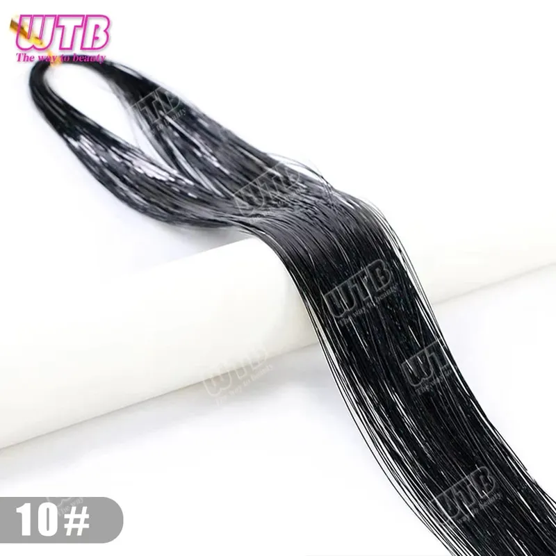 Multi-Color Glitter Synthetic Hair Extension Wig BB Clip Style Suitable for Women and Girls to Wear During Holidays and Events