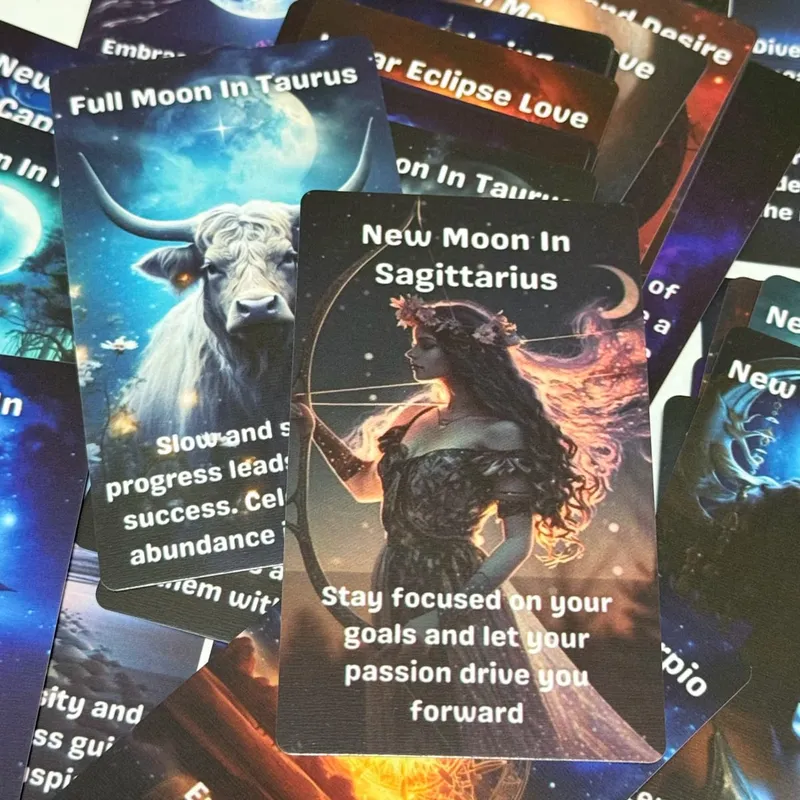 Moonology Love Wisdom Oracle Cards Guide Your Life 38pcs English Fortune-telling Tarot Deck