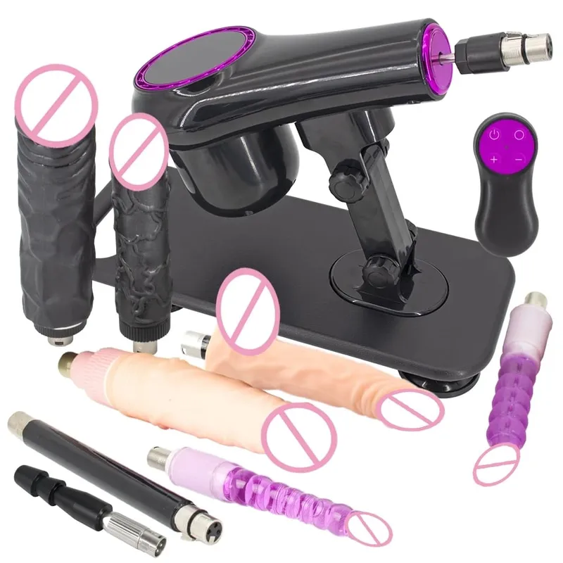 Portable Sex Machine Adjustable Speed Angle Automatic Wireless Control for Woman Man Masturbating Pumping Gun Sex Toys