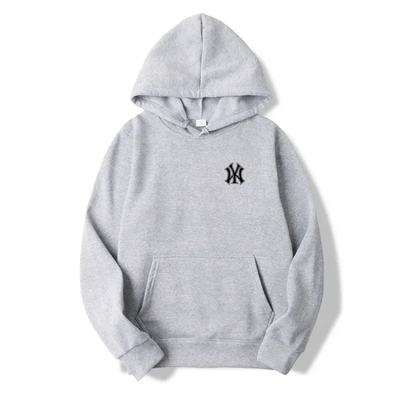 Men's and Women's Casual Fashion Trend Fleece Hooded Hoodies Spring Fall Outdoor Sweatshirt Popular Font Print Pullovers Coat