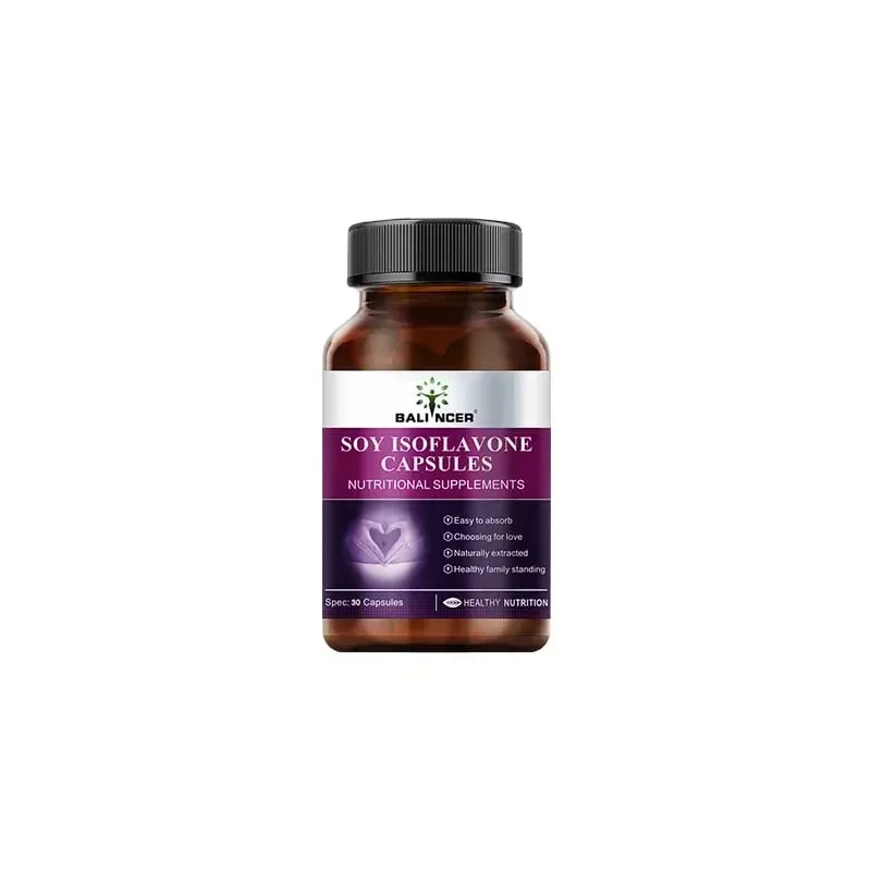 Soy Isoflavone Capsules Women's Health Hormone Balance Menopause Relief Mood Support Non-GMO Female Nutritional Supplement — image 8