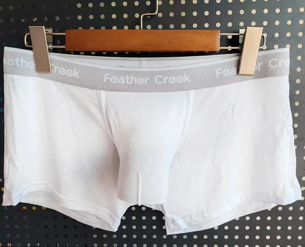 Man Bulge Pouch Underkläder Super Big U-Concex Boxers Elastiska Modal grenfickor Underkläder Underkläder med låg midja Förbättrande kalsonger