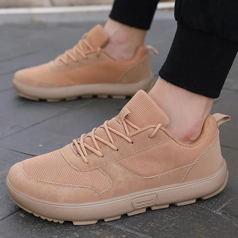 Unisex Wide Toe Barefoot Shoes Mesh Breathable Walking Shoes Casual Sneakers Street Style Minimalist Running Shoes for Daily Use