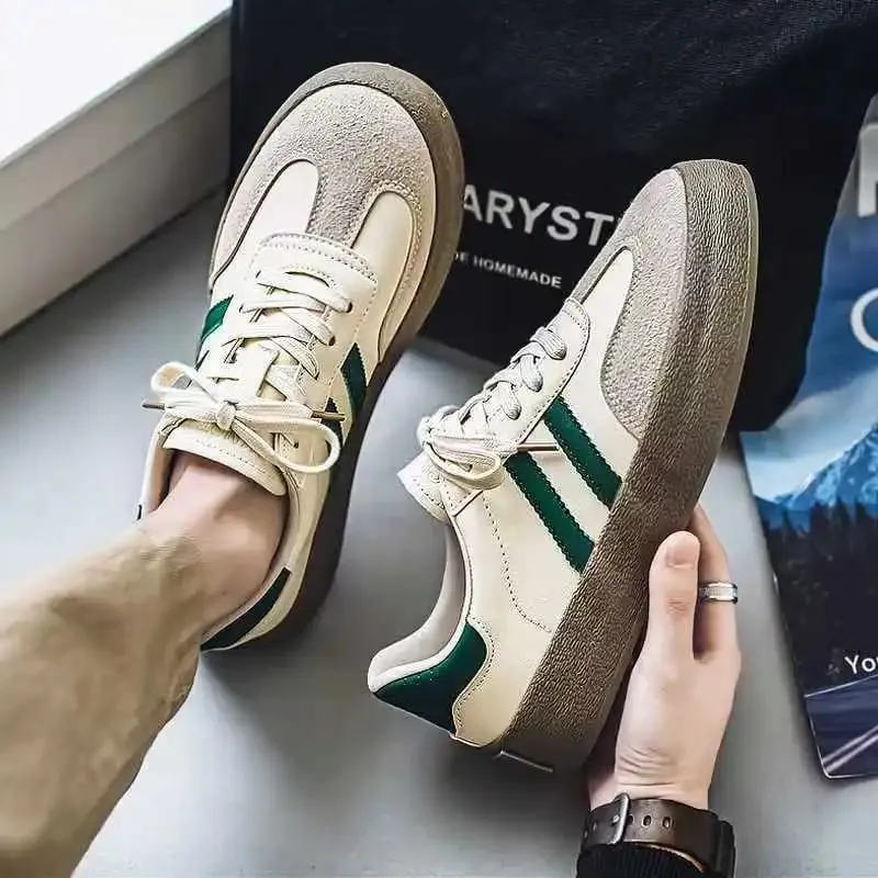 Men's Winter Canvas Shoes Retro Low Top Casual Training Sneakers Hong Kong Style Small Brand Design Sense of Design
