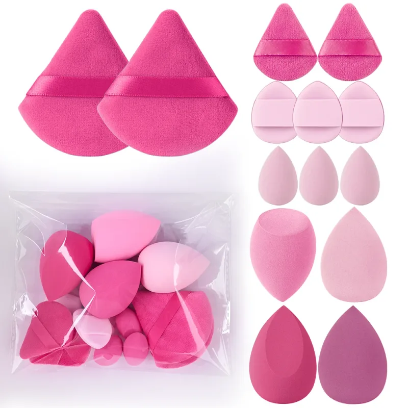 14Pcs Women's Makeup Sponge Set Cosmetic Blender Beauty Egg Foundation Puff Powder Puffs Make up Accessories for Beauty Tools