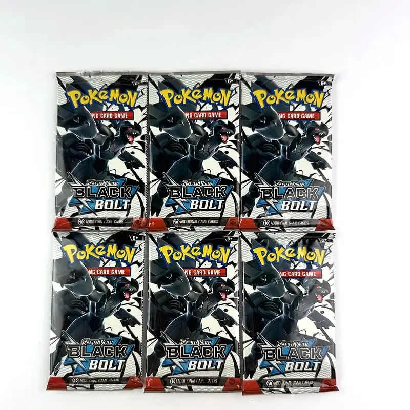 10/20pcs English Pokemon Card Black Bolt White Flare Booster Battle Pokemon Trade Card Transaction Gifts — image 7