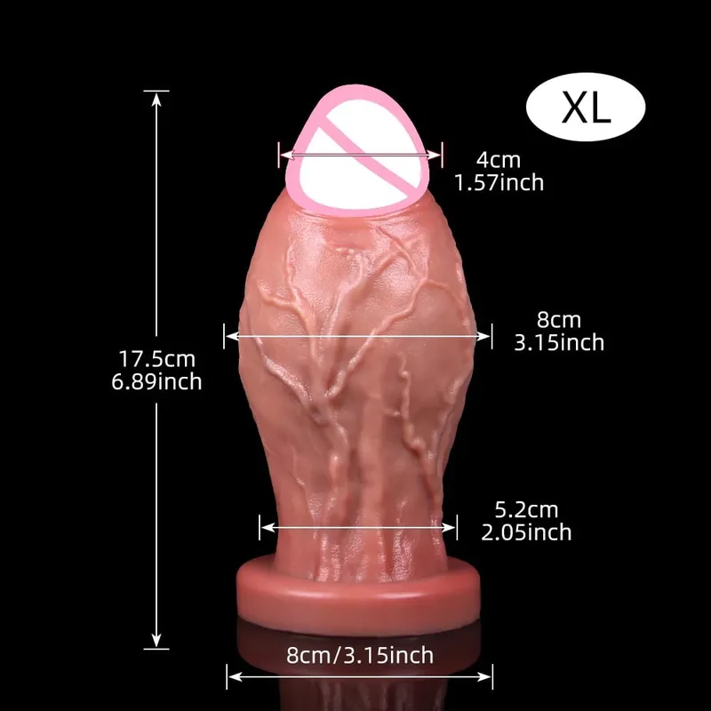 Dildo Simulation Penis Real Vein Anal Plug S-XXL With Suction Cup Women Sex Toys G-point Massage Men Prostate Stimulation 18+