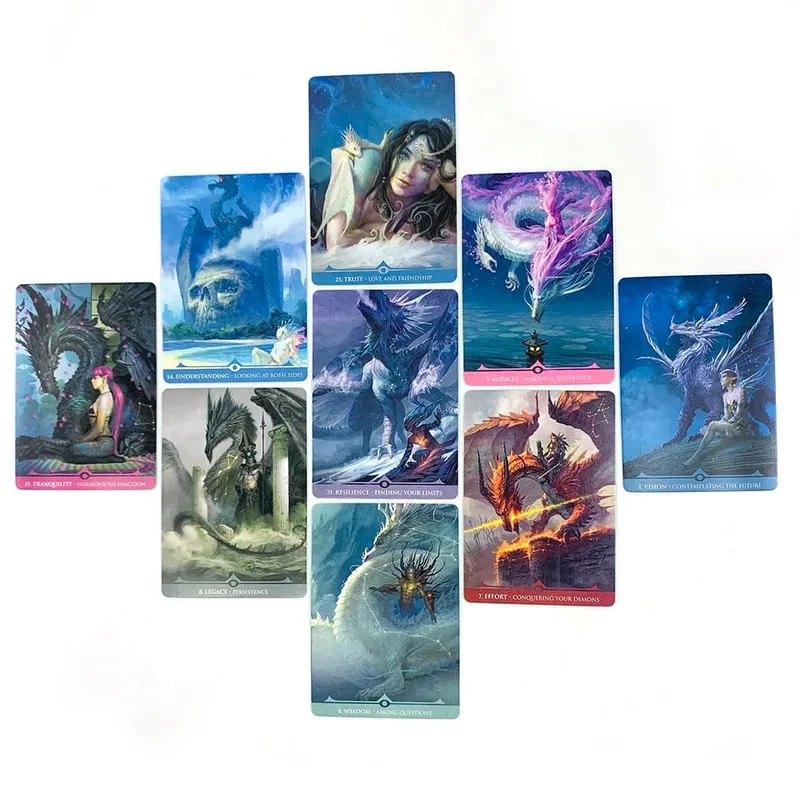 Star Dragan Oracle Cards A 33 Card Game Mystical Divination For Family and Friends Party Game Spiritual Guidance & Collectors